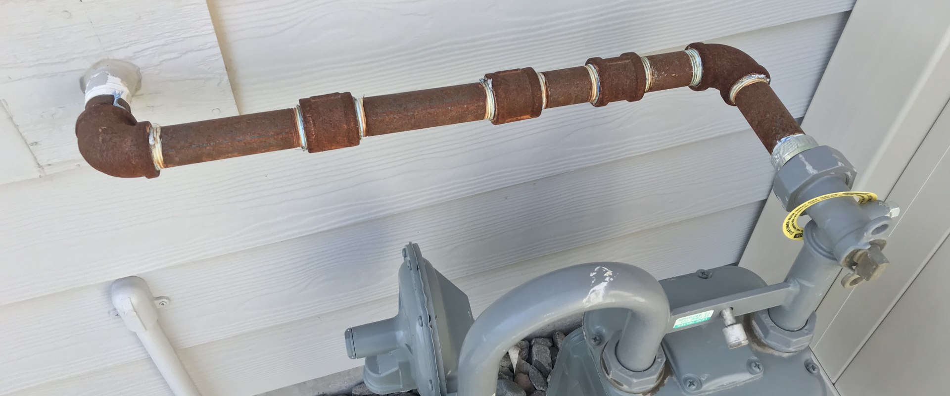 Are natural gas lines metal?