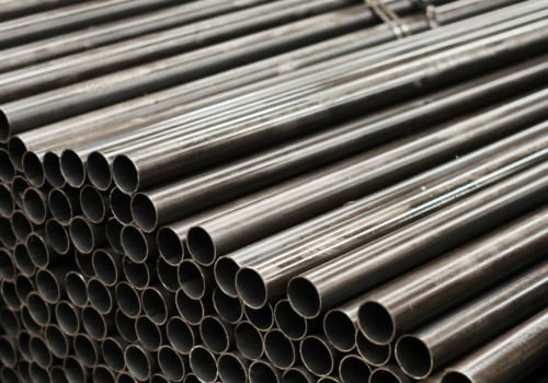 Is black gas pipe steel or iron?
