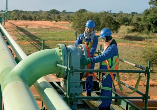 Which gas is used in pipeline?