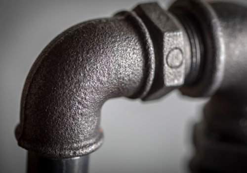 Why is black iron pipe used for gas lines?