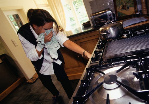 How does natural gas enter the house?