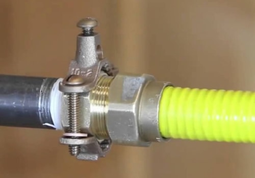 What color pipe is a gas line?